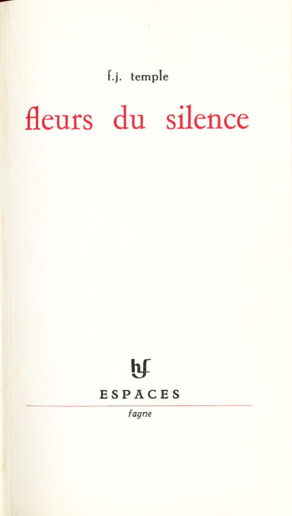  Fleurs du Silence