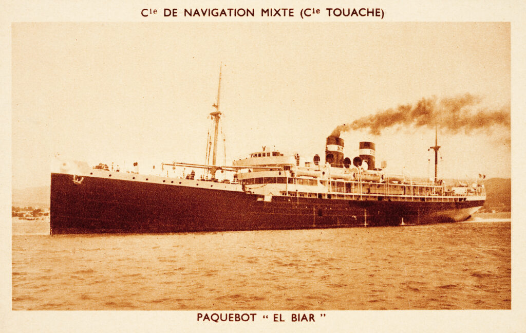 Paquebot El Biar - 1942 - carte postale