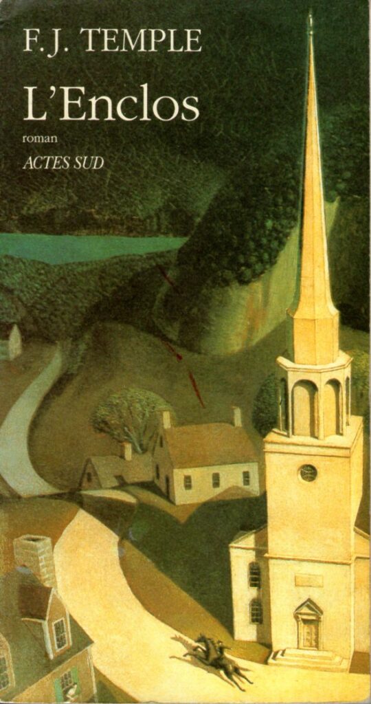 FJ Temple - Roman - L'Enclos - 1992 - couverture