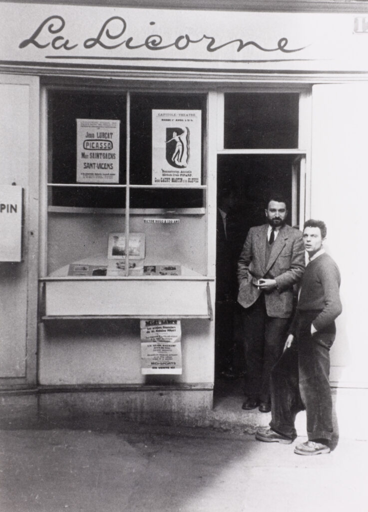 FJ Temple et Henk Breuker devant La Licorne
