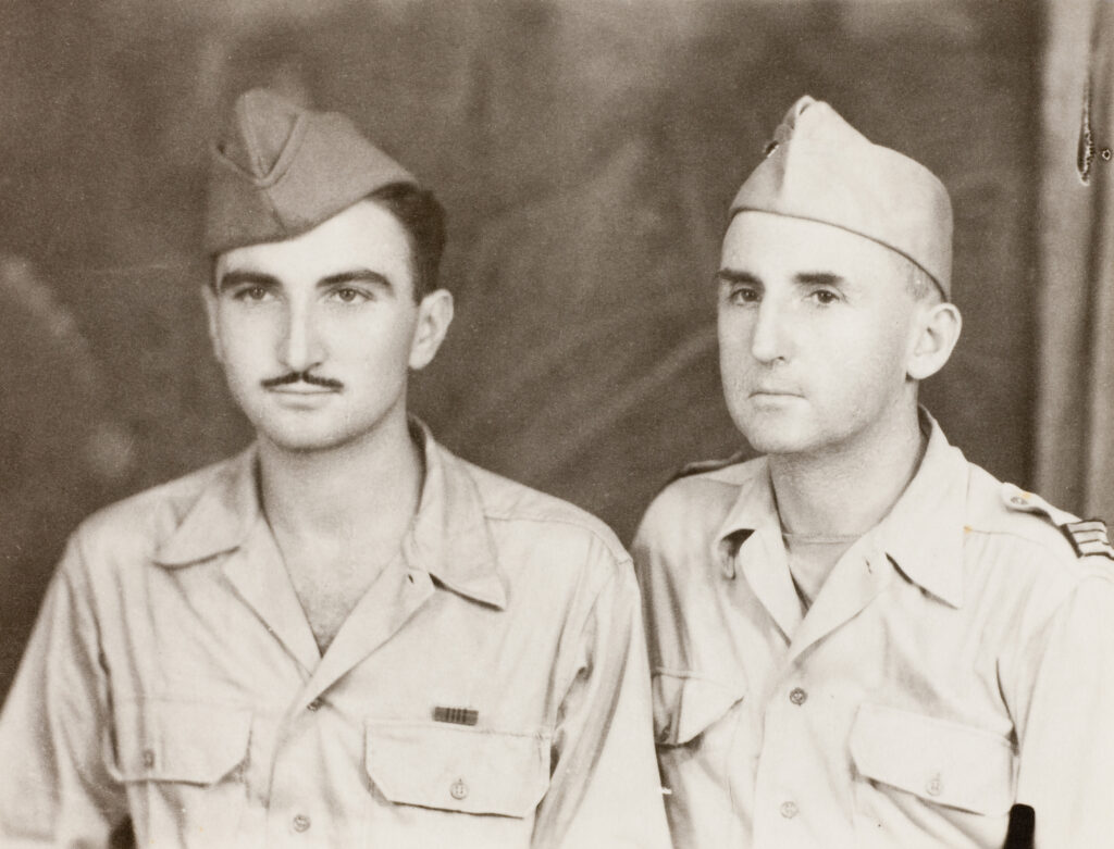 FJ Temple - militaire - avec son père