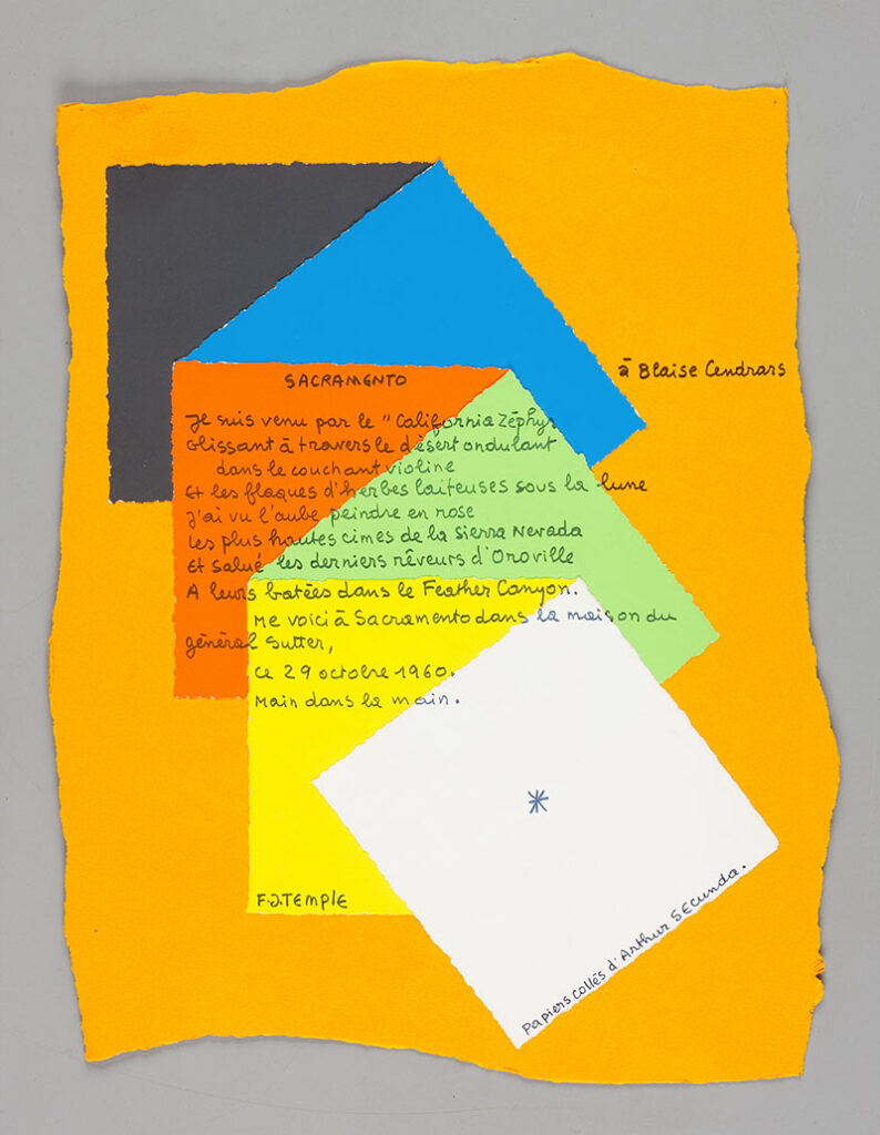 FJ Temple et A. Secunda - Sacramento - Livre d'artistes - 1960