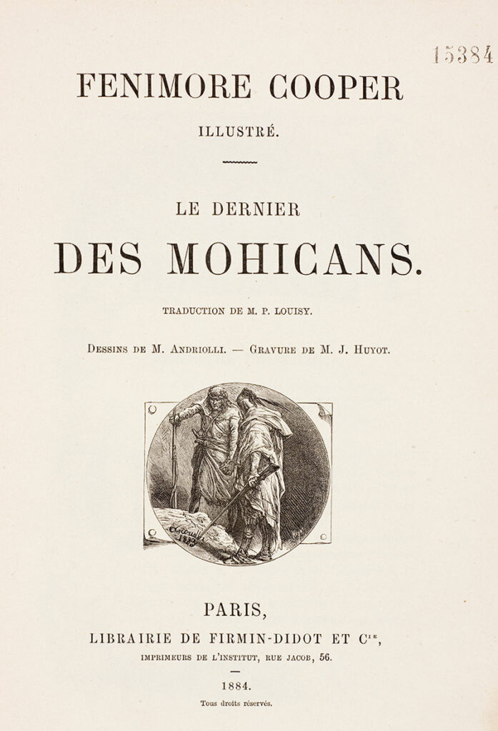 Fenimore Cooper - Le dernier des Mohicans - couverture