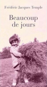 FJ Temple - Beaucoup de jours - couverture