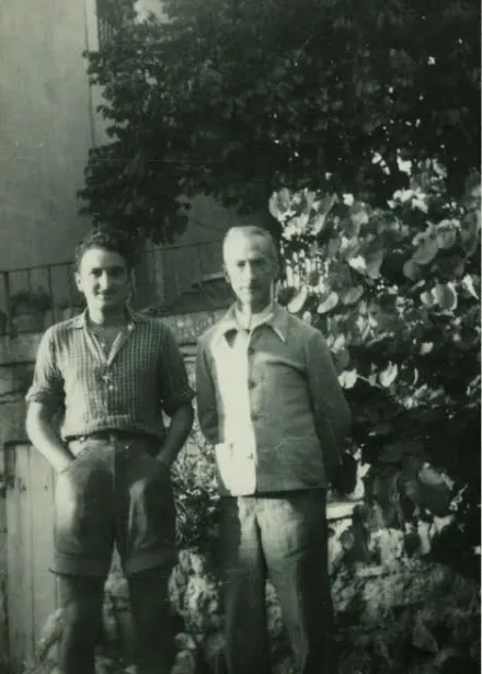 FJ Temple - première visite à Joseph Delteil - 1948